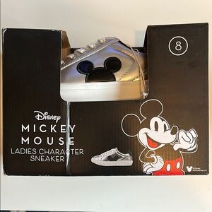 Disney Mickey Mouse Silver Women’s Sneakers size 8